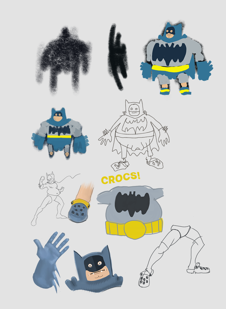 Lazy Crocs Batman